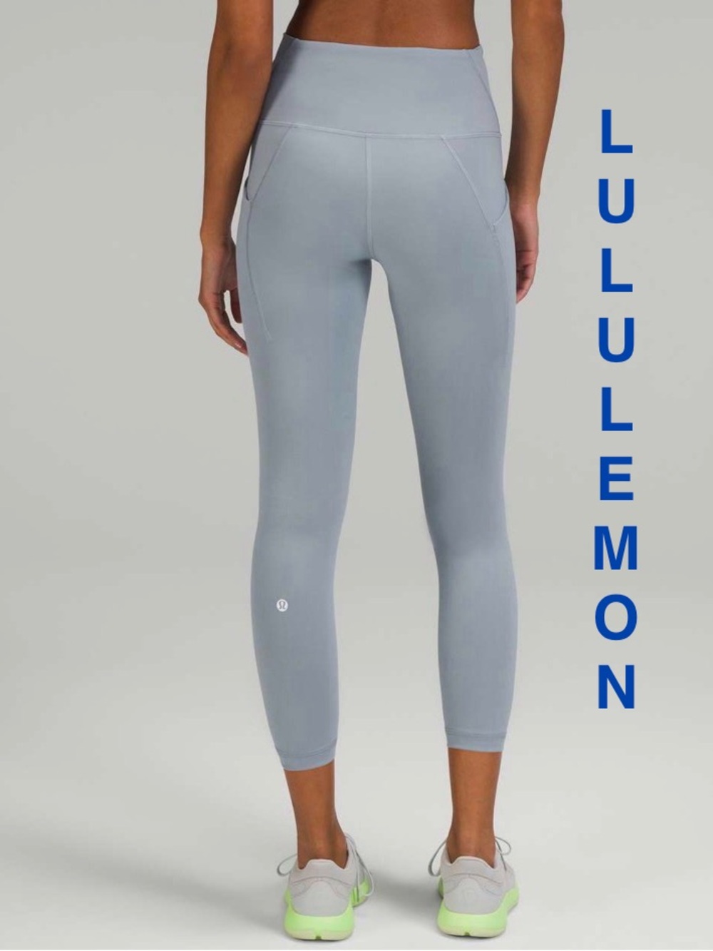 Lululemon Wunder Train High-Rise Crop 21"- Chambray - Women’s 8